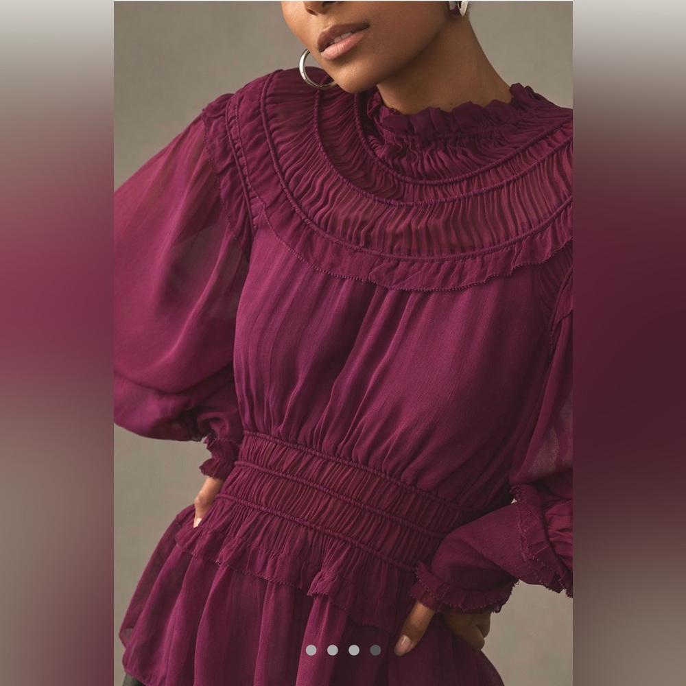 NWT Farm Rio Blouse L from Anthropologie